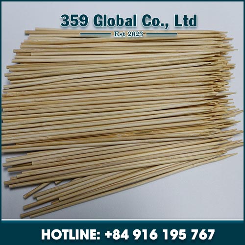 Bamboo flag skewer for BBQ grill